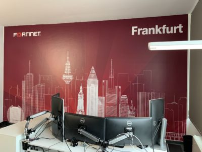 Folierung Fortinet Skyline Frankfurt